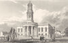 SALFORD. St. Philips Church. Figures. Children. (Allom) 1831 old antique print
