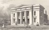 LANCASHIRE. Salford. Town Hall. Harwood. figures. Wheelbarrow.  1831 old print