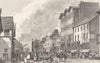 LANCASHIRE. Bolton Deansgate. The Old Market Place. Harwood.  1831 print