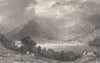 CUMBRIA. Ulleswater towards Patterdale. Ullswater. (Allom) 1832 old print