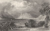 CUMBRIA. Ullswater Pooly Bridge. Figures Riding Horse.  1832 old antique print