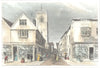 SUFFOLK. Ipswich and The Church of St Lawrence. Hand coloured (Dugdale) 1835