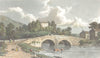 CUMBRIA. Cumbs Greta Hall and Keswick Bridge. Hand coloured. (Westall) 1830