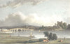 KENT. Kent Rochester. Hand coloured. (Finden/Westall) 1830 old antique print