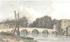 KENT. Maidstone Bridge. (Finden/Westall) 1830 old antique print picture