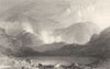 CUMBRIA. Cumbs. Sty Head Tarn. Good Landscape. Cumberland. (Allom) 1832 print