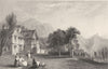 CUMBRIA. Cumbs . Wasdale Hall. Figures. Cumbs.  1832 old antique print picture