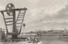 CHESHIRE. Birkenhead Shore Liverpool. Harwood. Winch.  1831 old antique print