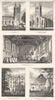 CROYDON. Partington. Palace; Old Church; St James Chapel; Abscomb House 1834