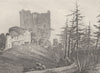 SURREY. Keep of Guildford Castle, Surrey (Dugdale) 1835 old antique print