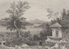 SURREY. Near Woking, Surrey (Dugdale) 1835 old antique vintage print picture