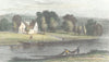 BERKSHIRE. Surrey. Runney Mead Magna Charta Island. (Dugdale) 1835 old print