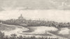 KENT. Copperplate. Prospect of Canterbury. The south west 1804 old print