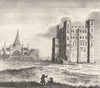 KENT. Kent. Set. Prospect Canterbury Etc. Rochester Castle . Copperplate. 1804