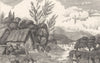 LONDON. Essex. View Near Barking 1780 old antique vintage print picture