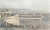 KENT. Kent Ramsgate Harbour. Hand coloured (Dugdale) 1835 old antique print