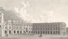 LIVERPOOL. The Exchange and Nelson's Monument, Liverpool (Westall) 1834 print