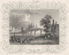 SURREY. Chertsey Bridge (Tombleson) 1830 old antique vintage print picture