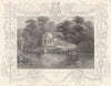 LONDON. Garrick's Villa at Hampton (Tombleson) 1830 old antique print picture