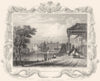 LONDON. Hampton Court Bridge. Tombleson 1830 old antique vintage print picture