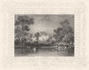 LONDON. Strawberry Hill, Lord Waldegrave. Twickenham (Tombleson) 1830 print