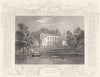 LONDON. Seat of Drummond, Esqe. Twickenham (Tombleson) 1830 old antique print