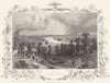 LONDON. View from Richmond Hill (Tombleson) 1830 old antique print picture