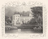 SURREY. Seat of Lord Halesby (Tombleson) 1830 old antique print picture