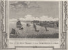 KENT. River Thames near Northfleet. 3 decorative borders (divided)  1784 print