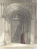 KENT. Interior of Rochester Cathedral. West Door Way. (Winkles) 1836 old print