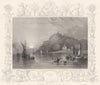 KENT. Erith, Kent. Decorative (Tombleson) 1830 old antique print picture