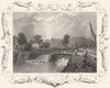 KENT. Allington Locks, Kent. Decorative. (Tombleson) 1830 old antique print