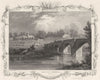 KENT. Teeston Bridge, Kent. Decorative. (Tombleson) 1830 old antique print