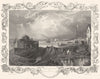 KENT. Northfleet, Kent. Decorative. (Tombleson) 1830 old antique print picture