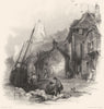 KENT. Folkstone, Kent. (Finden) 1842 old antique vintage print picture