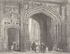 KENT. Christ- Church Gate- House- Canterbury. (Bartlett) 1836 old print