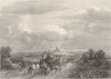 KENT. Canterbury general view. Tillotson. Fine steel engraving 1860 old print