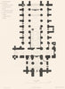 CUMBRIA. Ground Plan of Carlisle Cathedral. (Winkles) 1860 old antique print