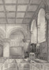 CUMBRIA. Carlisle Cathedral, Part of the Nave. (Winkles) 1860 old print