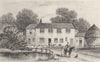 FARNHAM. The Birth Place of William Cobbett. Surrey. DUGDALE 1835 old print