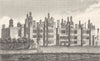 SURREY. Surrey. Richmond Palace. The Palace. Copperplate View (Hughson) 1811