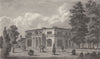 LONDON. Surrey. Morden. Seat of Abraham Goldsmith Esq (Hughson) 1811 print
