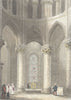 KENT. Interior Canterbury cath. Becket's Crown.. (Winkles) 1836 old print