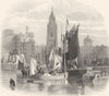 LIVERPOOL. Seacombe Slip. Austin. Title Page Vignette. Figures.  1831 print