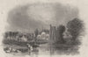 KENT. Maidstone. Harwood. Attractive vignette view.  1841 old antique print