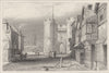 KENT. West Gate, Canterbury, Kent 1835 old antique vintage print picture
