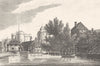 KENT. West Gate, Canterbury 1784 old antique vintage print picture