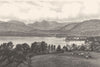 CUMBRIA. Lowood Lowwood Langdale Pikes. Barbner. Attractive sepia view 1895