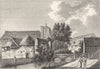 ESSEX. Waltham Abbey . Copperplate (Grose) 1787 old antique print picture