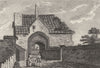 ESSEX. Abbey of Stratford Langthorne . Copperplate (Grose) 1787 old print